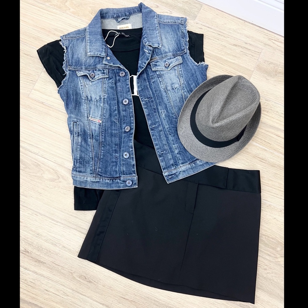 DIESEL fitted denim jacket 💙